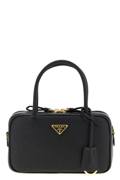 Prada 'bauletto' Handbag In Black
