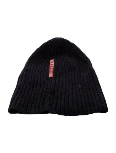 Pre-owned Prada Beanie In Blue
