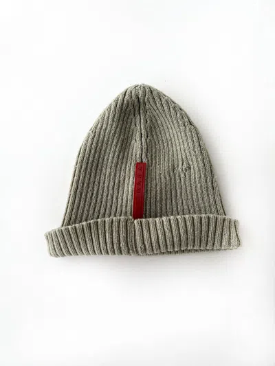 Pre-owned Prada Beanie In Gray