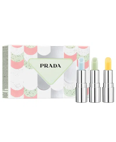 Prada Beauty 3-pc. Mini Lip Balm Trio Set In Transparent