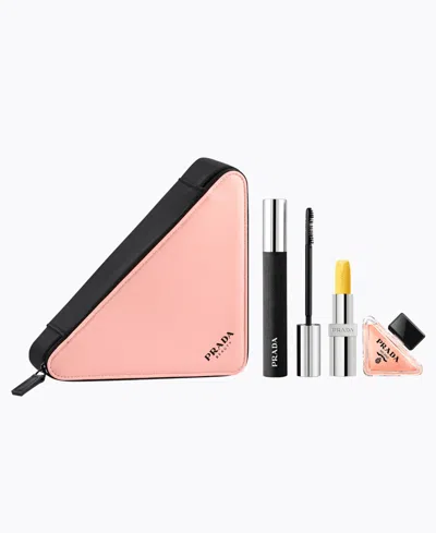 Prada Beauty 4-piece Makeup And Fragrance Gift Set In Transparent