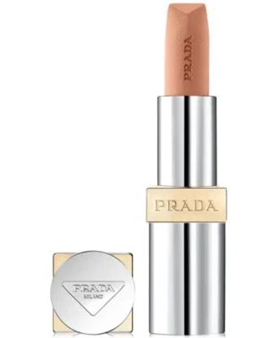 Prada Beauty Monochrome Hyper Matte Lipstick Collection In New P60 Brick Pink