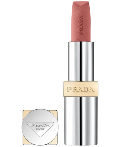 Prada Beauty Monochrome Hyper Matte Nude Refillable Lipstick In New P60 Brick Pink