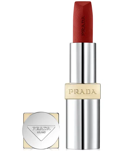 Prada Beauty Monochrome Hyper Matte Nude Refillable Lipstick In Transparent