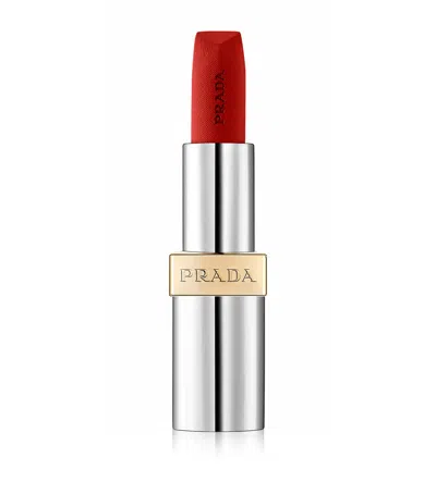 Prada Beauty Prada Monochrome Hyper Matte Lipstick In Red