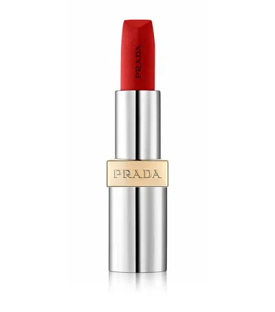 Prada Beauty Prada Monochrome Hyper Matte Lipstick In Red
