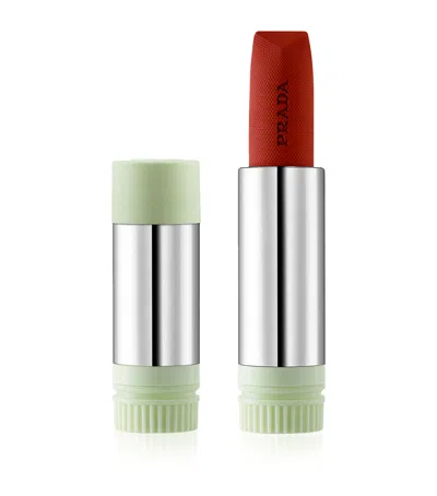 Prada Beauty Prada Monochrome Soft Matte Lipstick - Refill In Red