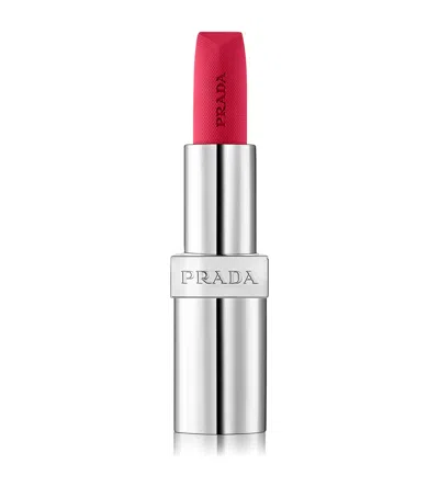 Prada Beauty Prada Monochrome Soft Matte Lipstick In Red