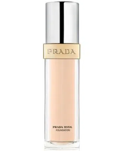 Prada Beauty Reveal Refillable Skin Optimizing Liquid Foundation Spf 17 Collection In Mc60 Medium Cool