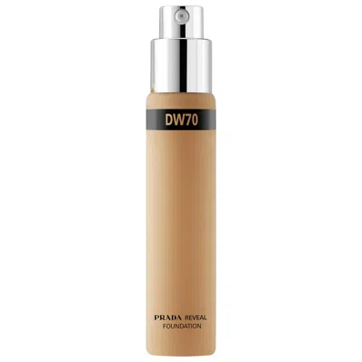 Prada Beauty Reveal Skin-optimizing Refillable Soft Matte Foundation Dw70 1 oz