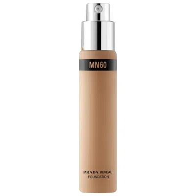 Prada Beauty Reveal Skin-optimizing Refillable Soft Matte Foundation Mn60 1 oz