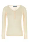 Prada Women's Skin Cashmere Blend Sweater In Beige