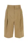 Prada Cotton Bermuda Shorts Front Pleats