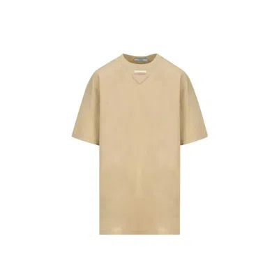 Prada Beige Cotton Sportswear In Neutral