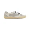 Prada Beige Leather And Mesh Speedrock Sneakers In Neutral