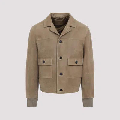 PRADA BEIGE LOGO JACKET