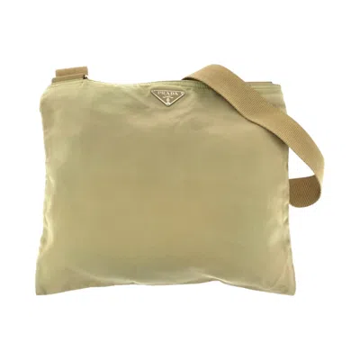 Pre-owned Prada Beige Nylon Pochette Shoulder Bag ()