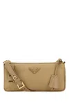 Prada Nylon Crossbody Bag Adjustable Strap In Cammello