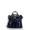 Prada Bella Mini Chain Backpack In Black