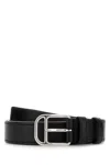 Prada Black Leather Belt