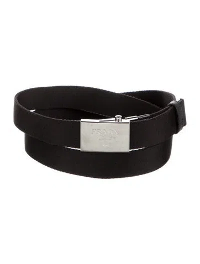 Pre-owned Prada Belt In Black