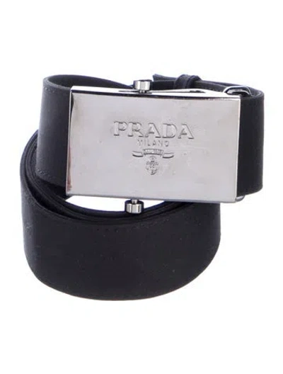 Pre-owned Prada Belt In Black