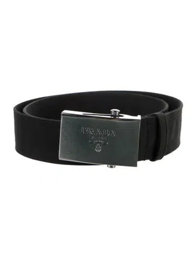 Pre-owned Prada Belt In Black