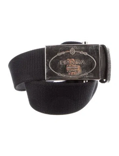 Pre-owned Prada Belt In Black