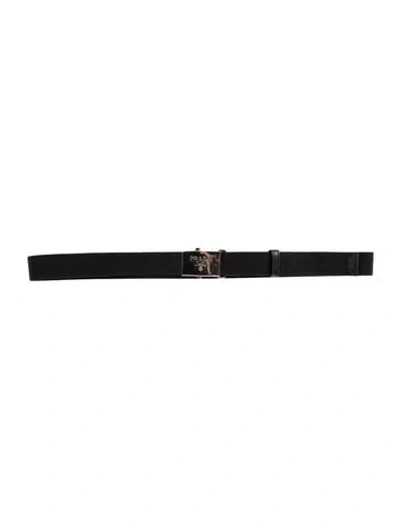 Pre-owned Prada Belt In Black