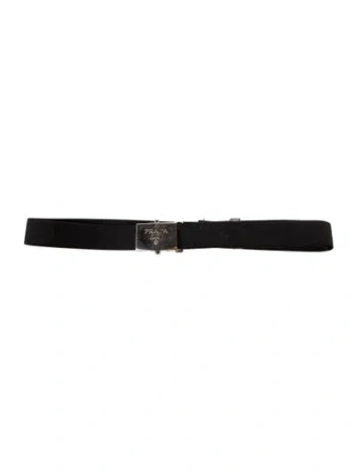 Pre-owned Prada Belt In Black