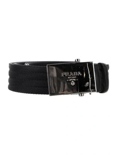 Pre-owned Prada Belt In Black