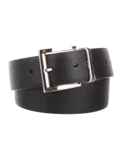 Pre-owned Prada Belt In Black/brown