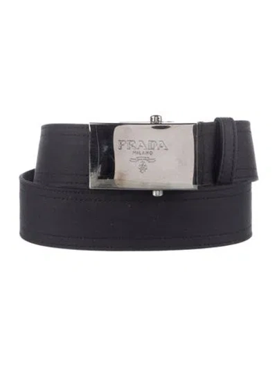 Pre-owned Prada Belt In Blue