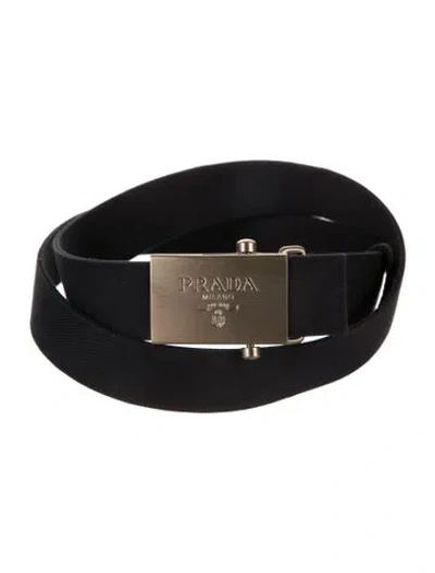 Pre-owned Prada Belt In Blue