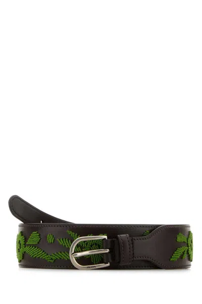 Prada Belt In Brown