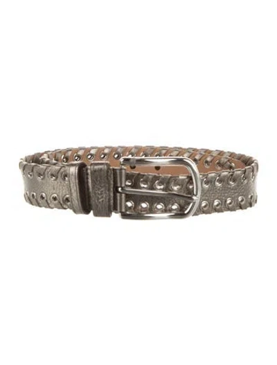 Pre-owned Prada Belt In Gold/metallic
