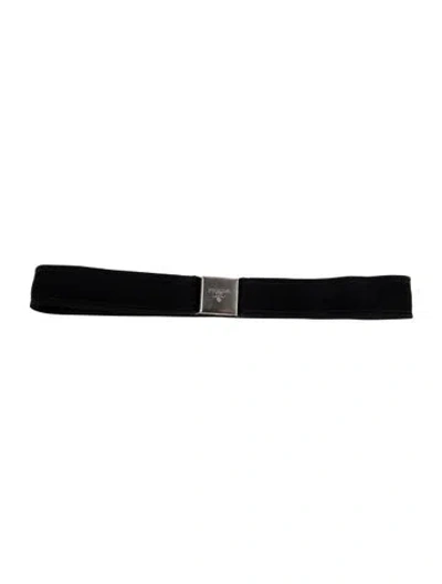 Pre-owned Prada Belt Kit In Black