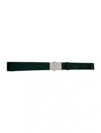 Pre-owned Prada Belt Kit In Green
