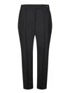 Prada Belt Loop Casual Pants In Black