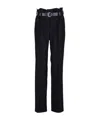 Prada Belt-loop Casual Pants In Black