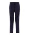 Prada Straight-leg Trousers With Tailored Design In Blue