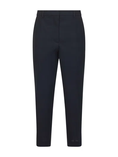 Prada Belt Loop Casual Pants In Blue