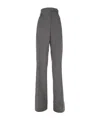 Prada Belt-loop Casual Pants In Gray