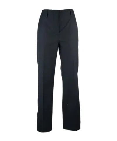 Prada Belt-loop Casual Pants In Black