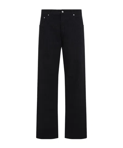 PRADA PRADA TRIANGLE-LOGO JEANS