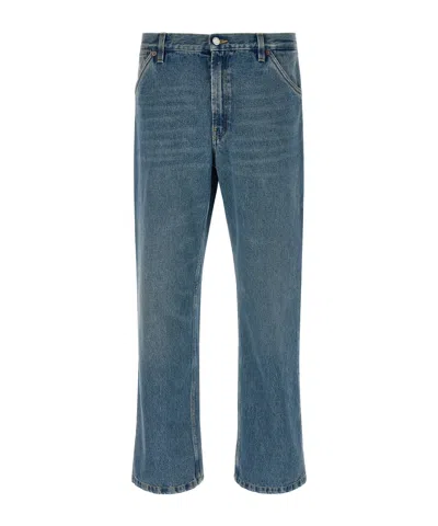 Prada Belt Loop Jeans In Blue