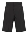 Prada Casual Shorts With Pockets And Loops In Black