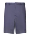 PRADA BELT-LOOP SHORTS