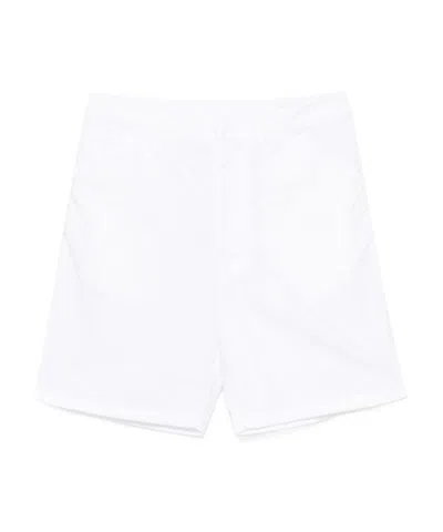 PRADA PRADA LOGO DETAILED BERMUDA SHORTS