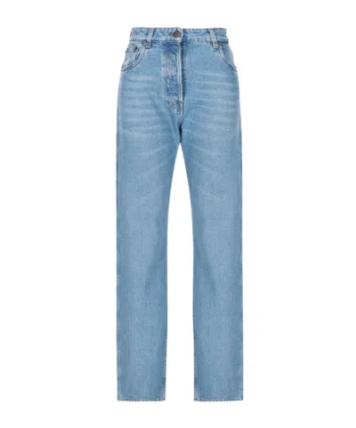 Prada Belt Loop With Jeans In Blue